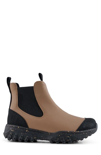 Shop Woden Magda Track Waterproof Boot In Latte