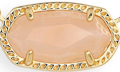 Kendra Scott Elisa Birthstone Pendant Necklace In Rose Quartz