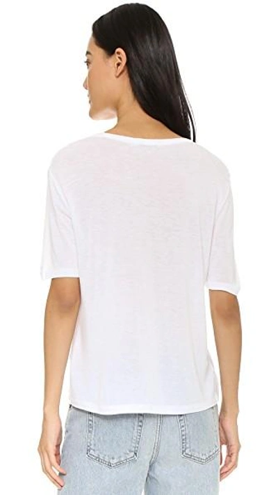 Shop Alexander Wang T Classic Cropped Tee In White