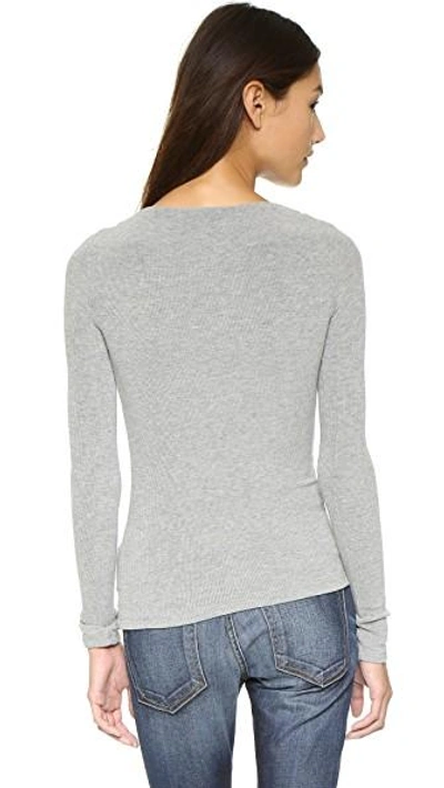 Shop Getting Back To Square One St. Germain Top In Light Grey