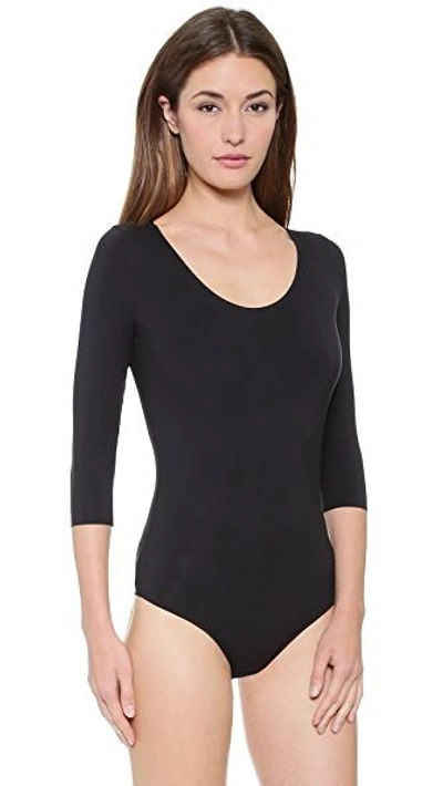 Shop Wolford Pure Bodysuit In Black