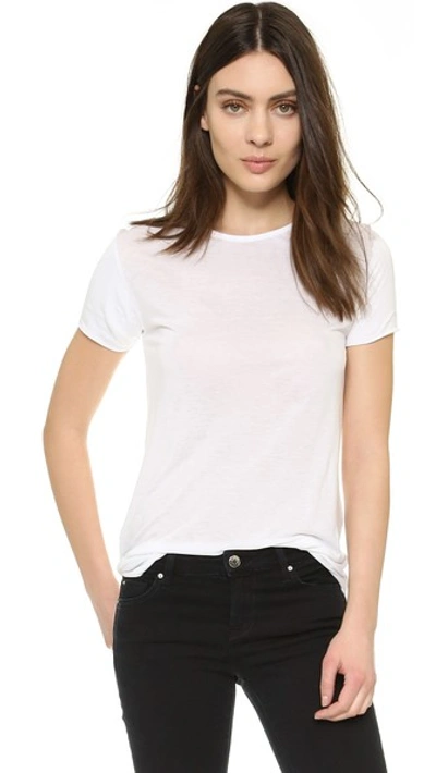 Blk Dnm Plain T-shirt In White