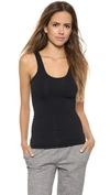 Theory Len Tubular Stretch Jersey Tank Top In Black