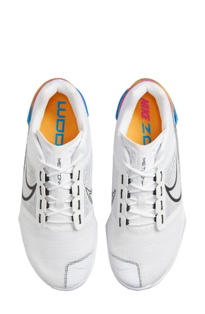 Shop Nike Zoom Metcon Turbo 2 Training Shoe In White/ Black/ Blue/ Pink Prime