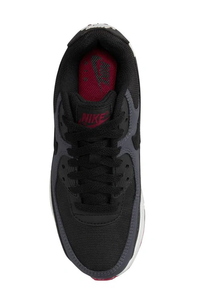 Shop Nike Kids' Air Max 90 Sneaker In Anthracite/ Black