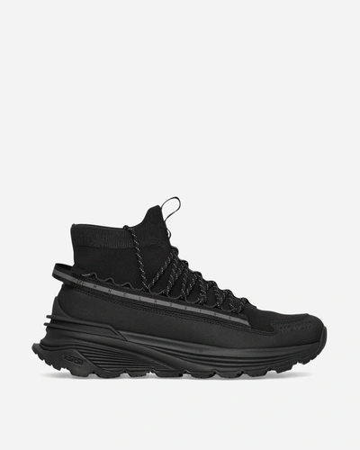 Shop Moncler Monte Runner Sneakers In Black
