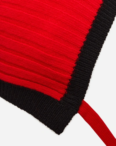 Shop Cormio Knit Wool Bonnet In Red
