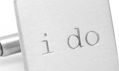 Cufflinks, Inc . 'i Do' Cuff Links In Silver