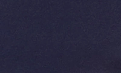 Love By Design Celia Illusion Mesh Ruched Midi Dress In Navy Blazer