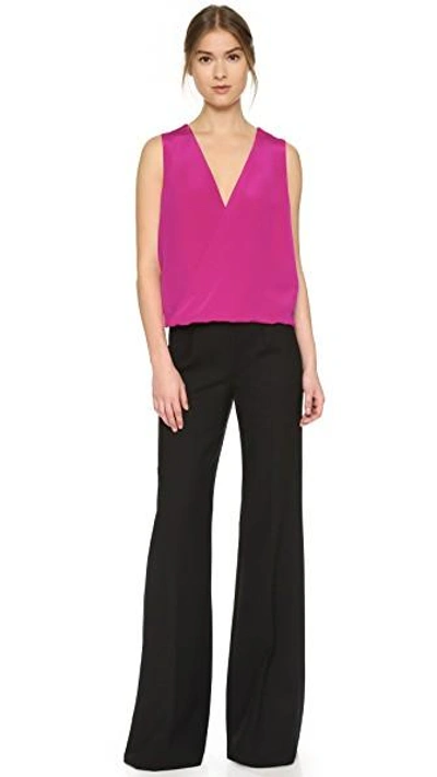 Shop Kaufmanfranco Sleeveless Top In Hot Pink