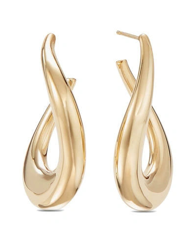 Shop Lana Jewelry 14k Graduated Hoops In Gold