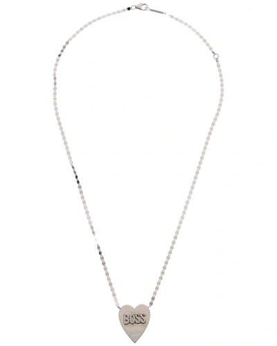 Shop Lana Jewelry 14k Diamond Boss Heart Necklace In White