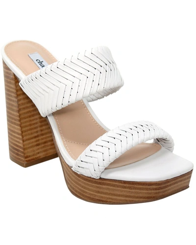 Shop Charles David Intro Leather Sandal In White