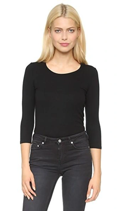 Shop Atm Anthony Thomas Melillo Jackie Top In Black