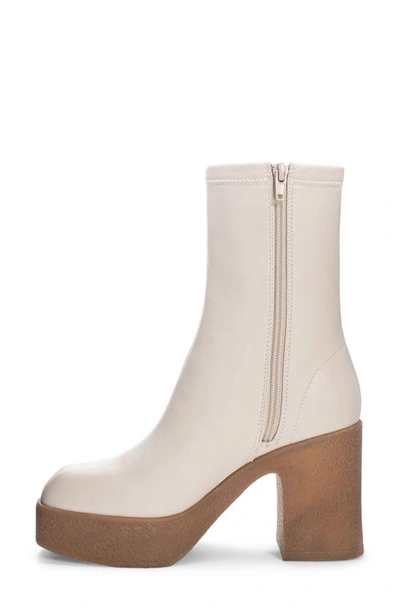 Shop Chinese Laundry Callahan Platform Bootie In Cream