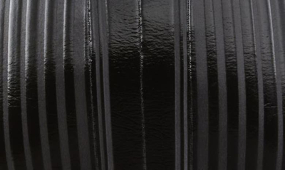 Shop Mugler Glossy Embossed Jersey Body-con Bonded Jersey Minidress In 1999 Black