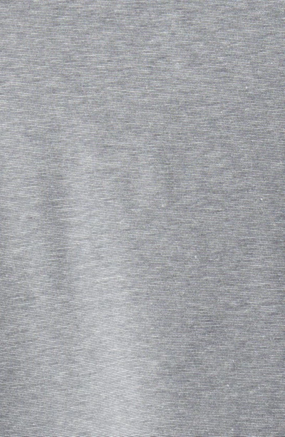 Travismathew The Crew Long Sleeve T-shirt In Heather Magnet