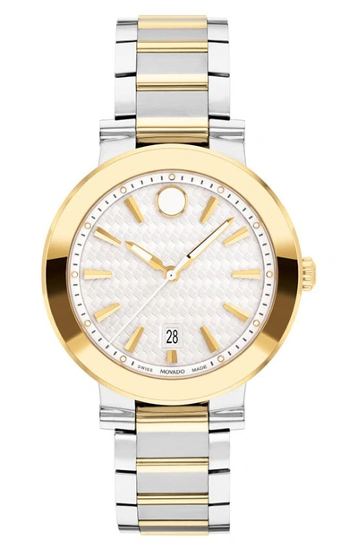 Shop Movado Vizio Bracelet Watch, 32mm In Two Tone