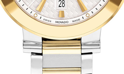 Shop Movado Vizio Bracelet Watch, 32mm In Two Tone