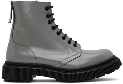 Shop Adieu Silver Type 165 Boots In Storm