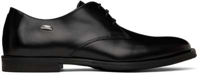 Shop Our Legacy Black Consultant Oxfords In Black Leather