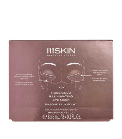 Shop 111skin Rose Gold Illuminating Eye Mask (8 X 6ml) In White