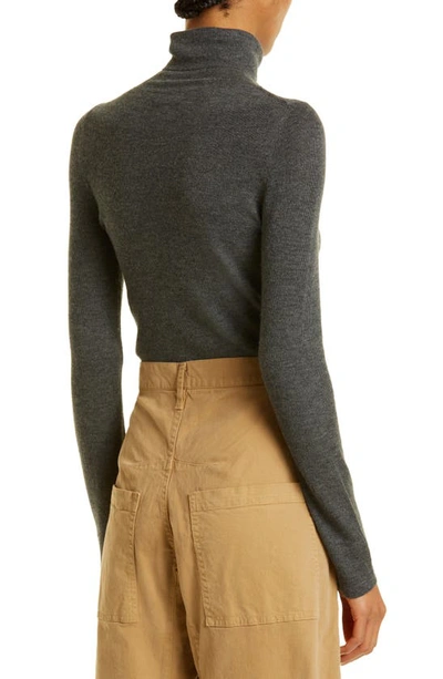 Nili Lotan Lynnette Cashmere Turtleneck Sweater In Charcoal