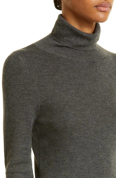 Nili Lotan Lynnette Cashmere Turtleneck Sweater In Charcoal