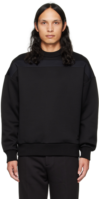 Shop Dunhill Black Stripe Sweatshirt In 1 Black