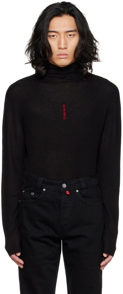 Shop 032c Black Seamless Sweater