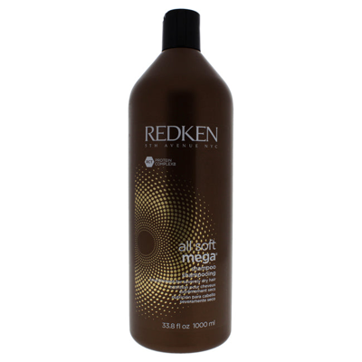 Shop Redken All Soft Mega Shampoo By  For Unisex - 33.8 oz Shampoo In Brown