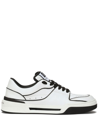 Shop Dolce & Gabbana 'new Roma' Sneakers In Bianco