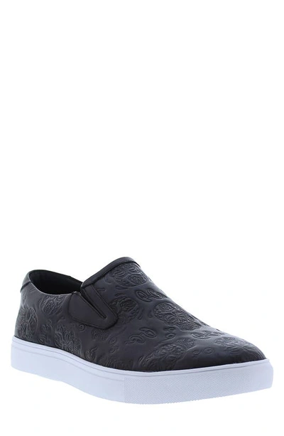 Shop Robert Graham Rider Slip-on Sneaker In Grey