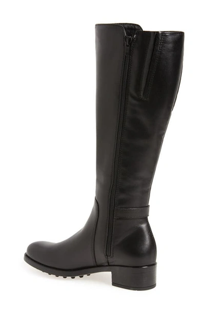 Shop La Canadienne Silvana Waterproof Riding Boot In Black Leather