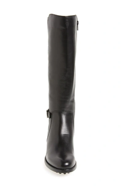 Shop La Canadienne Silvana Waterproof Riding Boot In Black Leather