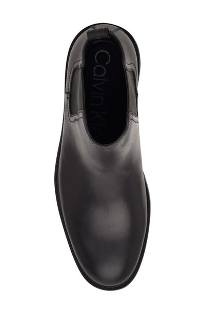 Calvin Klein Men's Fenwick Pull On Chelsea Boots Men's Shoes In Black |  ModeSens