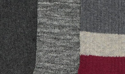 Shop Rainforest Wool Blend Crew Socks In Grey
