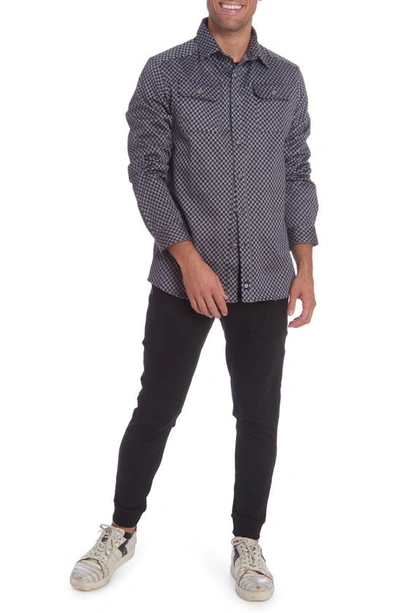 Pino By Pinoporte Button Front Shirt In Black