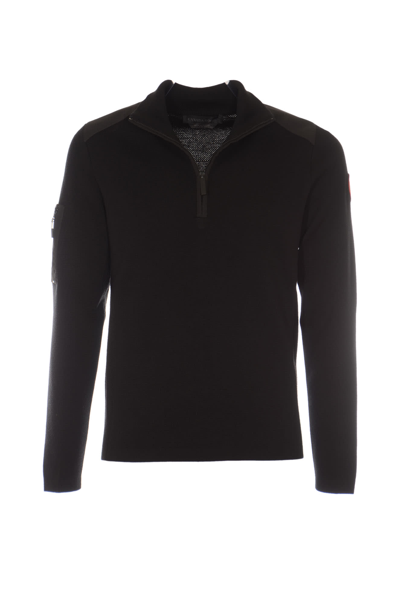 Shop Canada Goose Stormont Zip Sweater In Black
