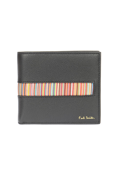 Shop Paul Smith Bifold Coin Wallet In Black