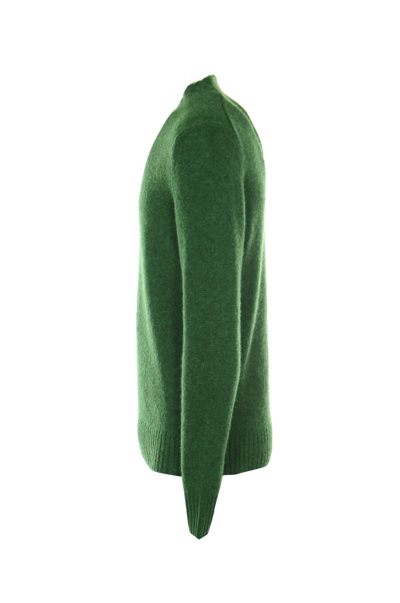 Shop Ballantyne Round Neck Pullover In Emerald