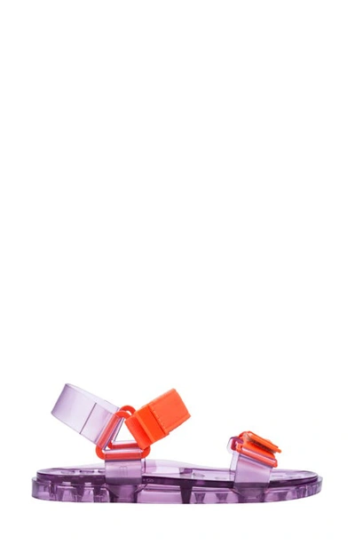 Shop Melissa Papete Sandal In Lilac/ Orange