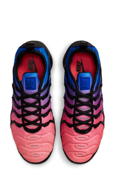 Shop Nike Air Vapormax Plus Sneaker In Racer Blue/ Black/ Hyper Pink