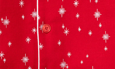 Shop Petite Plume Kids' Starry Night Two-piece Pajamas In Red