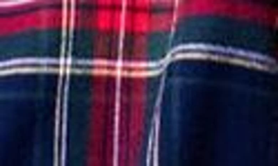 Petite Plume Little Boy's & Boy's Windsor Tartan Robe In Navy