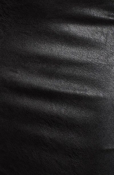 Shop Commando Faux Leather Midi Skirt In Black