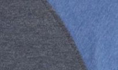 Shop Majestic Fireside Colorblock T-shirt & Pajama Pants Set In Navy/ Blue