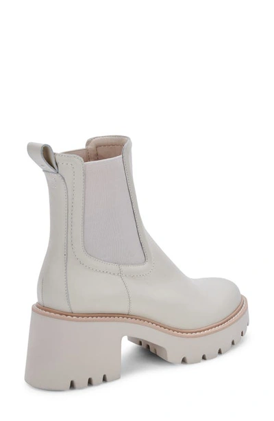 Shop Dolce Vita Hawk H2o Waterproof Chelsea Boot In Ivory Leather H2o