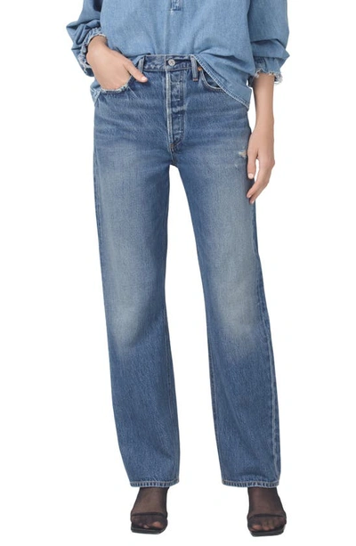 Shop Citizens Of Humanity Eva Relaxed Baggy Jeans In Dulcet Md Dk I