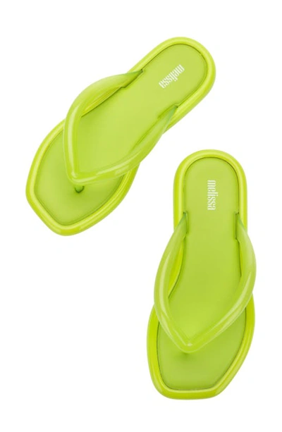 Shop Melissa Airbubble Flip Flop In Green